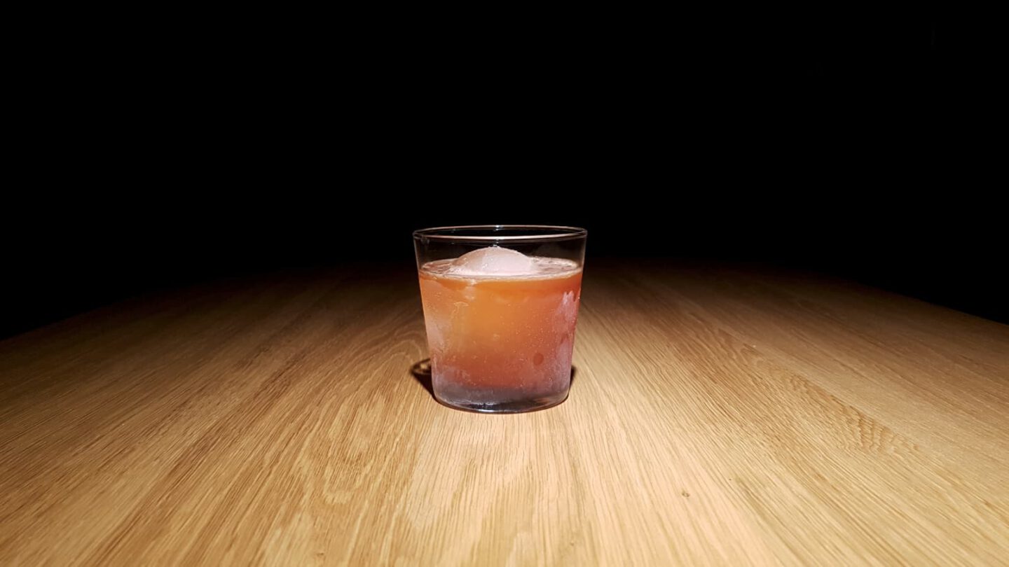 Bittered Bourbon Sour.