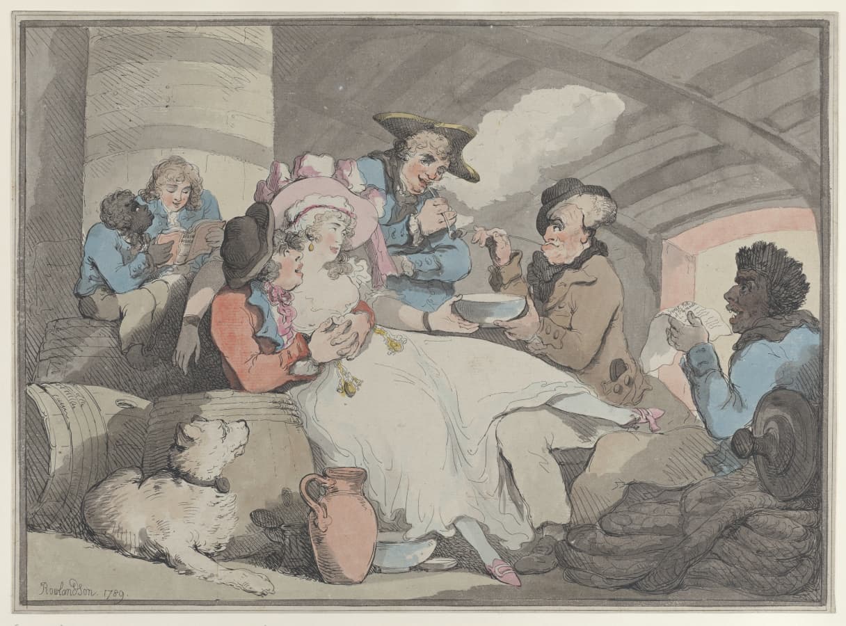 Thomas Rowlandson: Grog on Board, 1789.