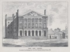 Erstes Park Theatre, 1796.