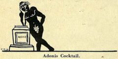 Harry McElhone - Barflies and Cocktails - Adonis Cocktail (1927).
