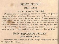 John B. Escalante: Manual del cantinero. Habana, 1915. Seite 48.