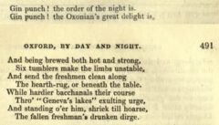 Oxford by Day and Night. Monthly Magazine, 1836, Seite 490-491.