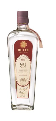 Rutte Dry Gin.