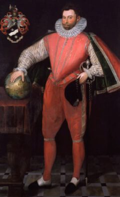 Sir Francis Drake, um 1580.