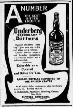 Underberg. 12. September 1905, The Sun, Seite 4.