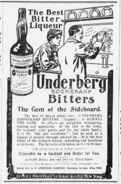 Underberg. 28. November 1905, The Sun, Seite 14.