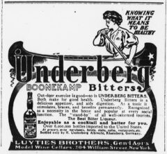 Underberg. 12. Juni 1906, The Sun, Seite 10.