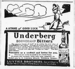 Underberg. 26. Juni 1906, The Sun, Seite 2.