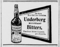 Underberg. 4. September 1906, New York Tribune, Seite 9.