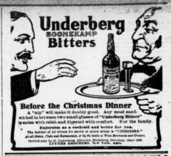 Underberg. 20. Dezember 1906, The Sun, Seite 11.