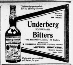 Underberg. 27. Dezember 1906, The Sun, Seite 8.