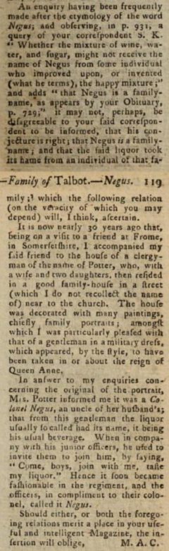 The Gentleman’s Magazine. London, 1798, Seite 119.