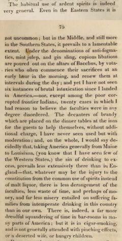 Adam Hodgson & Samuel Whiting: Remarks during a journey through North America. 1823, Seite 74-75.