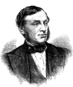 Sir Daniel Gooch, um 1866.