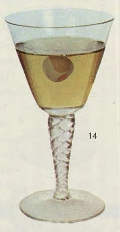 Harry Schraemli: Manuel du bar. 1965, nach Seite 384. Bijou Cocktail.