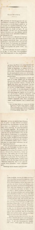 Sigmund Graf: Die Fieberrinden in botanischer, chemischer und pharmaceutischer Beziehung. 1824, Seite 1-4.