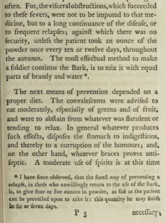 John Pringle: Observations on the diseases of the army. 1775, Seite 210.