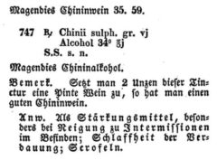Justus Radius: Auserlesene Heilformeln zum Gebrauche für praktische Aerzte und Wundärzte. 1840, Seite 247.