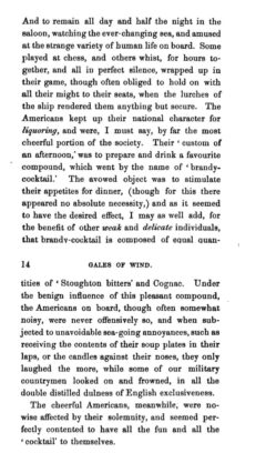 Hesperos - Or, Travels in the West by Mrs. Houstoun, 1850. Seite 13-14.