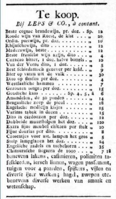 Bataviasche courant, 26. Mai 1821.