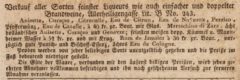 Intelligenz-Blatt der freien Stadt Frankfurt. 13. Januar 1829.