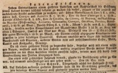 Intelligenz-Blatt der freien Stadt Frankfurt. 29. Dezember 1829.