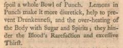Thomas Short: Discourses on tea, sugar, milk, made-wines, spirits, punch, tobacco, &c. 1750, Seite 191.