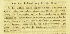 Moritz Hasper: Ueber die Natur und Behandlung der Krankheiten der Tropenländer. 1831, Seite 518.