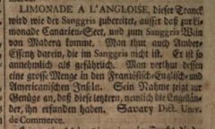 Anonymus: Allgemeine Schatz-Kammer der Kauffmannschafft. Zweyter Theil. 1742, D-L. Leipzig, 1742, Spalte 1400.