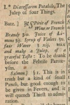 William Salmon: Pharmacopoeia Bateana. 1694, Seite 759.
