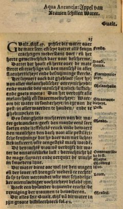 Caspar Janszoon Coolhaes: Van seeckere seer costelijcke wateren. 1588, Seite 22-23.