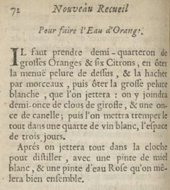 Nicolas Lemery: Nouveau recueil des plus beaux secrets de medecine. 1694, Seite 72.