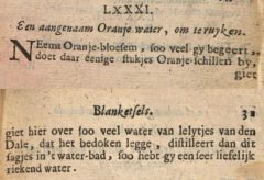 Simon Witgeest: Het natuurlyk tover-boek (Aanhangsel). 1686, Seite 30-31.
