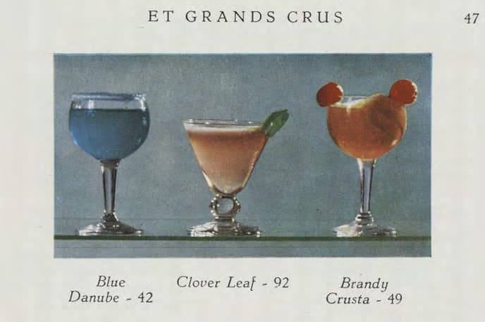 Marcel et Roger Louc: Cocktails et Grand Crus. 1953, Seite 47.