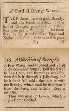 Mary Kettilby: A collection of above three hundred receipts in cookery, physick and surgery. 1714, Seite 117-118.