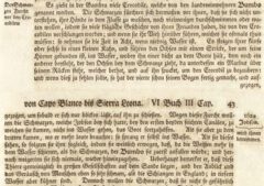 Anonymus: Allgemeine Historie der Reisen zu Wasser und Lande. 3. Band. 1748, Seite 42-43.