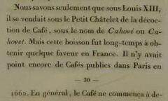 G.-E. Coubard: d'Aulnay Monographie du café. 1832, Seite 29-30.