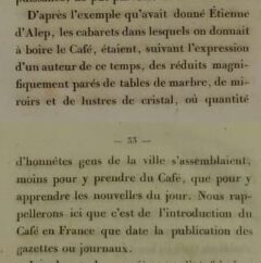 G.-E. Coubard d’Aulnay: Monographie du café,cafier, l’histoire du café. 1832, Seite 32-33.