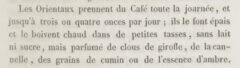 Antoine Galland: De l’Origine et du progrès du café. 1836, Seite 57.