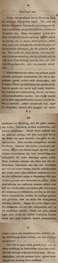 Friedrich Wilhelm Basilius von Ramdohr: Studien zur Kenntnis der schönen Natur, ... . Erster Theil. 1792, Seite 23-25.