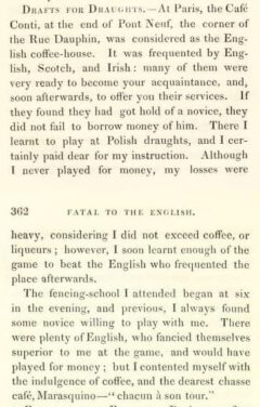 Henry Angelo: Reminiscences of Henry Angelo. Vol. II. 1830, Seite 361-362.