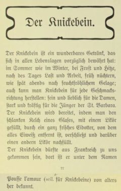 Anonymus: Bowlen und Pünsche zum Manöver- und Feldgebrauch der deutschen Armee. Seite 77-78.