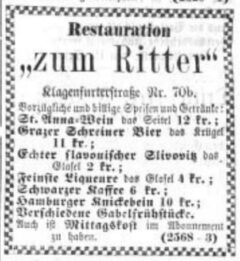 Intelligenzblatt zur Laibacher Zeitung Nr. 266, 20. November 1866, Seite 1768.