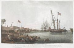 A View of the Royal Dockyard at Deptford, 1789.