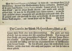 Johann Christoph Volkamer: Continvation der Nürnbergische Hesperides. 1714, Seite 163-164.